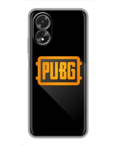Чехол для OPPO A17 с картинкой «PUBG — рамка лого» Чехол для OPPO A17 с картинкой «PUBG — рамка лого»
