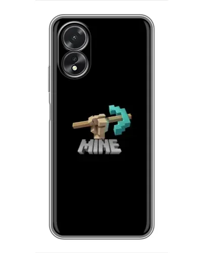 Чехол для OPPO A17 с картинкой «Алмазная кирка»