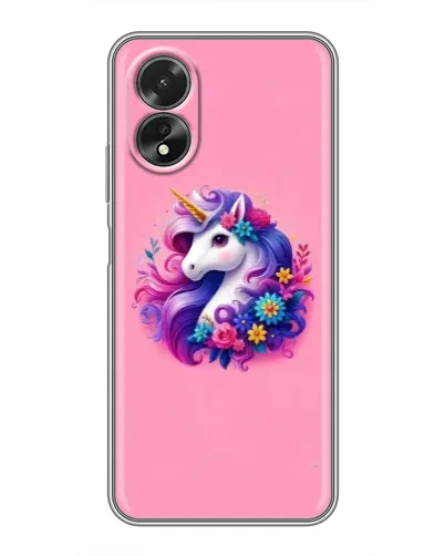 Чехол для OPPO A17 с картинкой «Сказочный единорог» Чехол для OPPO A17 с картинкой «Сказочный единорог»