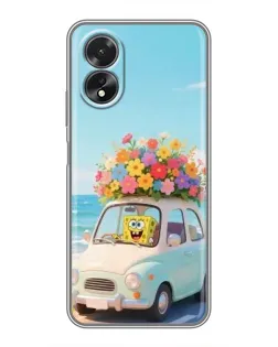 Чехол для OPPO A17 с картинкой «Автомобильное путешествие»