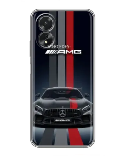 Чехол для OPPO A17 с картинкой «Mercedes — белый карбон» Чехол для OPPO A17 с картинкой «Mercedes — белый карбон»