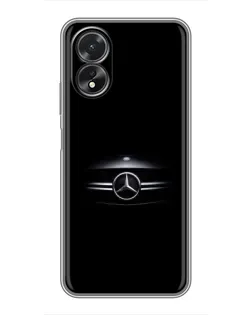 Чехол для OPPO A17 с картинкой «Mercedes — абстрактные линии»