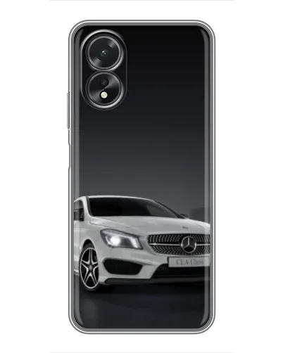 Чехол для OPPO A17 с картинкой «Mercedes AMG GT Silver» Чехол для OPPO A17 с картинкой «Mercedes AMG GT Silver»