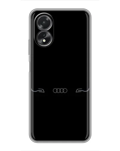 Чехол для OPPO A17 с картинкой «Audi — световой подпись»