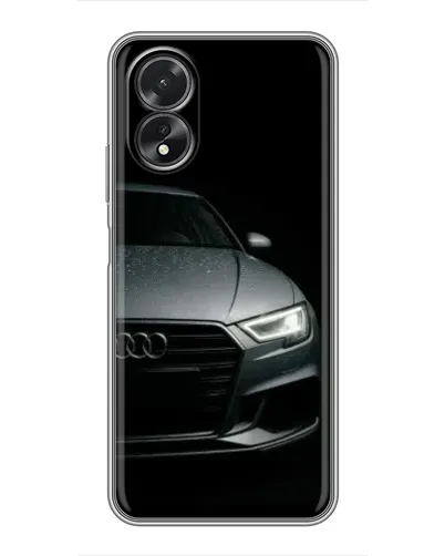 Чехол для OPPO A17 с картинкой «Audi — детализация кузова»