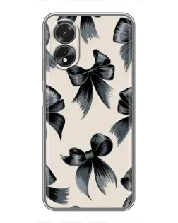 Чехол для OPPO A17 с картинкой «Банты Coquette»
