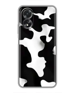 Чохол для OPPO A17 з картинкою «Чорно-біла пляма»
