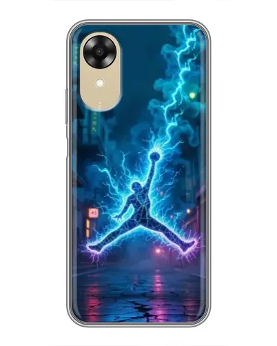 Чехол для OPPO A17k с картинкой «Jordan Gold Jumpman»
