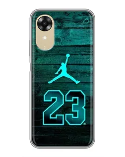 Чохол для OPPO A17k з картинкою «Jordan Cyan 23» Чохол для OPPO A17k з картинкою «Jordan Cyan 23»