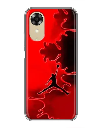 Чехол для OPPO A17k с картинкой «Jordan Red Smoke»