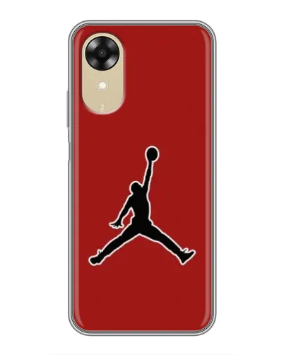 Чехол для OPPO A17k с картинкой «Jordan Red Back»