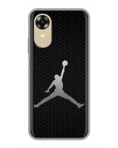 Чехол для OPPO A17k с картинкой «Jordan Dark Carbon»