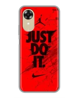 Чохол для OPPO A17k з картинкою «Nike Just Do It» Чохол для OPPO A17k з картинкою «Nike Just Do It»