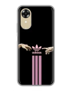 Чехол для OPPO A17k с картинкой «Adidas Hands»