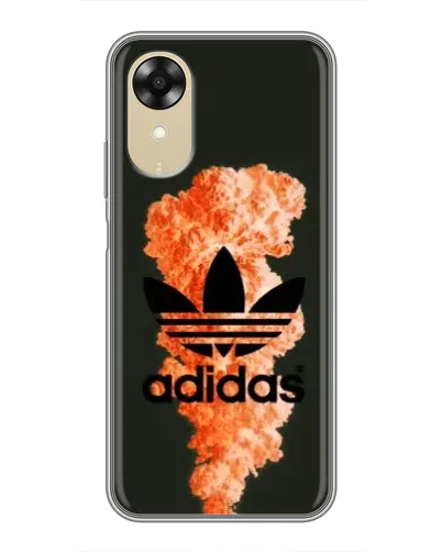Чехол для OPPO A17k с картинкой «Оранжевый дым Adidas» Чехол для OPPO A17k с картинкой «Оранжевый дым Adidas»