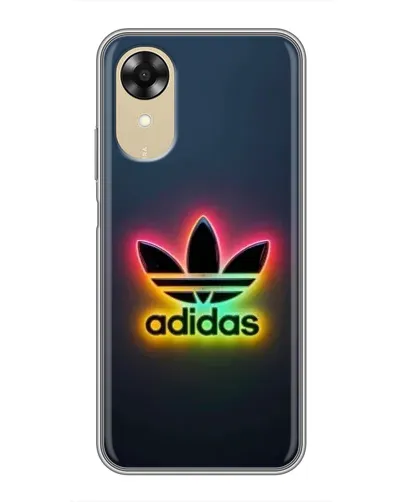Чехол для OPPO A17k с картинкой «Неоновый Adidas» Чехол для OPPO A17k с картинкой «Неоновый Adidas»