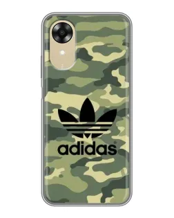 Чехол для OPPO A17k с картинкой «Милитари стиль Adidas»