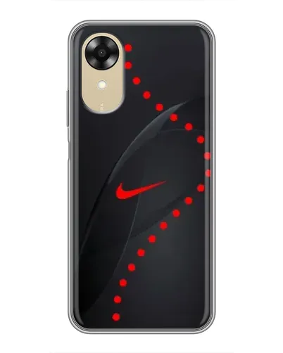 Чехол для OPPO A17k с картинкой «Абстрактный дизайн Nike»