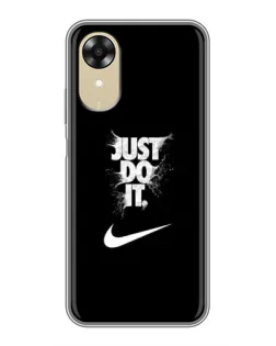 Чохол для OPPO A17k з картинкою «Текстовий принт Nike» Чохол для OPPO A17k з картинкою «Текстовий принт Nike»