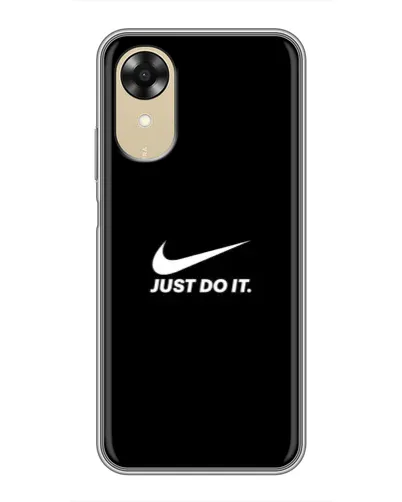 Чехол для OPPO A17k с картинкой «Минимализм от Nike»