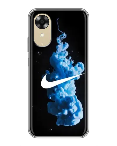 Чехол для OPPO A17k с картинкой «Nike и синий дым»