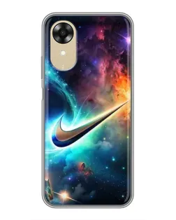 Чохол для OPPO A17k з картинкою «Космічний Nike Swoosh» Чохол для OPPO A17k з картинкою «Космічний Nike Swoosh»
