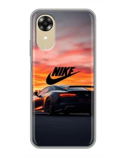Чехол для OPPO A17k с картинкой «Nike и суперкар»