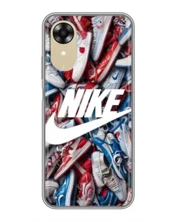 Чохол для OPPO A17k з картинкою «Колаж кросівок Найк» Чохол для OPPO A17k з картинкою «Колаж кросівок Найк»