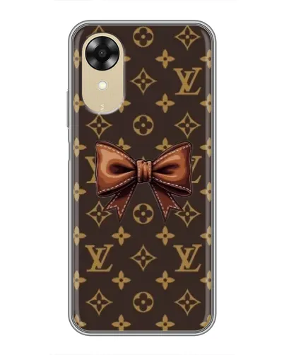 Чехол для OPPO A17k с картинкой «LV с бантом» Чехол для OPPO A17k с картинкой «LV с бантом»