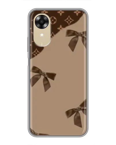 Чехол для OPPO A17k с картинкой «LV — кофейный атлас» Чехол для OPPO A17k с картинкой «LV — кофейный атлас»