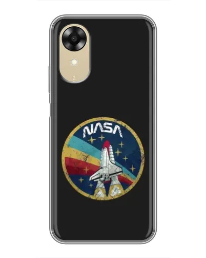 Чехол для OPPO A17k с картинкой «NASA — эмблема миссии»