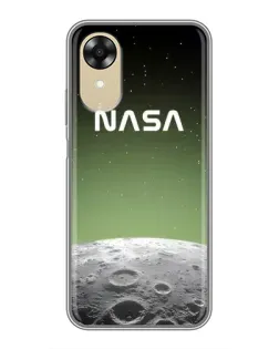 Чехол для OPPO A17k с картинкой «NASA — лунный градиент»
