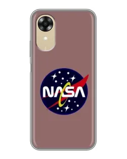 Чехол для OPPO A17k с картинкой «NASA — ретро космос»