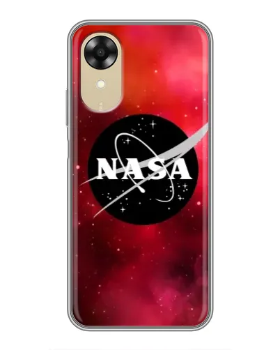 Чехол для OPPO A17k с картинкой «NASA — красная туманность»