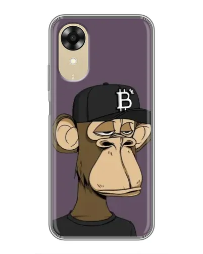 Чехол для OPPO A17k с картинкой «Bored Ape в кепке» Чехол для OPPO A17k с картинкой «Bored Ape в кепке»