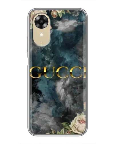 Чехол для OPPO A17k с картинкой «Абстрактные цветы Gucci» Чехол для OPPO A17k с картинкой «Абстрактные цветы Gucci»