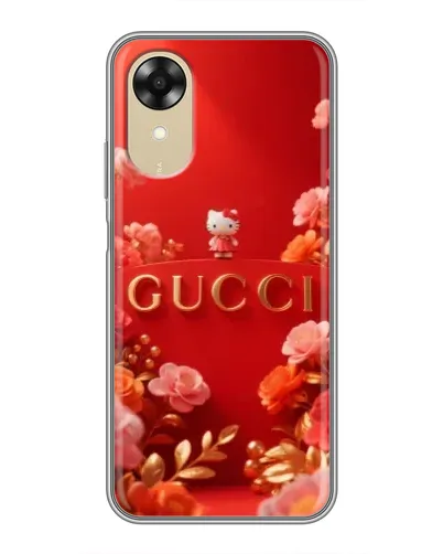 Чехол для OPPO A17k с картинкой «Gucci — золотой сад» Чехол для OPPO A17k с картинкой «Gucci — золотой сад»