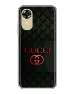 Чехол для OPPO A17k с картинкой «Gucci — стеганый черный»