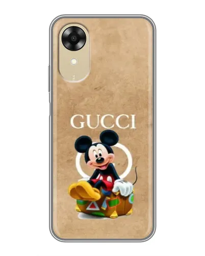 Чехол для OPPO A17k с картинкой «Микки Маус Gucci — крафт» Чехол для OPPO A17k с картинкой «Микки Маус Gucci — крафт»