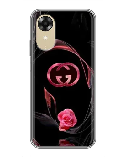 Чехол для OPPO A17k с картинкой «Gucci — неоновая роза» Чехол для OPPO A17k с картинкой «Gucci — неоновая роза»