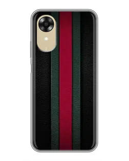 Чехол для OPPO A17k с картинкой «Gucci — неоновая линия»