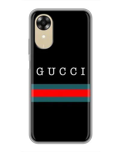 Чехол для OPPO A17k с картинкой «Gucci — красный пояс» Чехол для OPPO A17k с картинкой «Gucci — красный пояс»