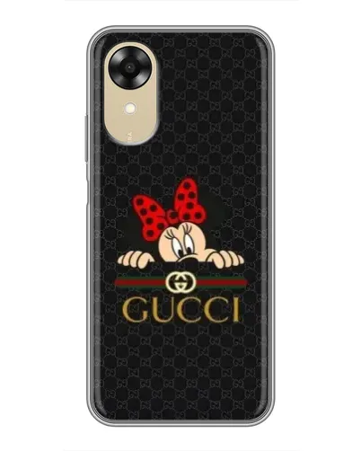 Чехол для OPPO A17k с картинкой «Минни Маус Gucci — черный» Чехол для OPPO A17k с картинкой «Минни Маус Gucci — черный»
