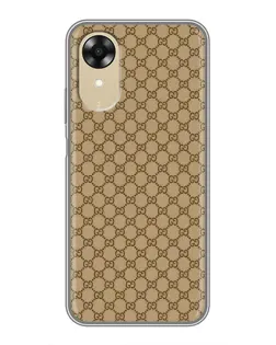 Чехол для OPPO A17k с картинкой «Gucci — классический беж» Чехол для OPPO A17k с картинкой «Gucci — классический беж»