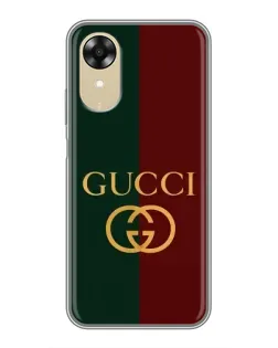 Чехол для OPPO A17k с картинкой «Gucci — темно-зеленый градиент» Чехол для OPPO A17k с картинкой «Gucci — темно-зеленый градиент»