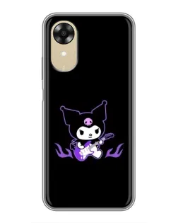 Чехол для OPPO A17k с картинкой «Электрическая Kuromi»