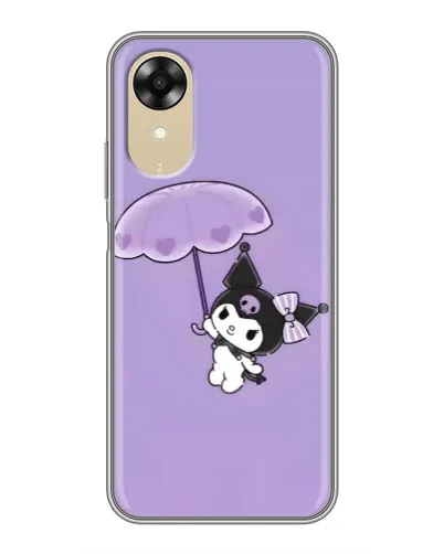 Чехол для OPPO A17k с картинкой «Kuromi с зонтиком» Чехол для OPPO A17k с картинкой «Kuromi с зонтиком»