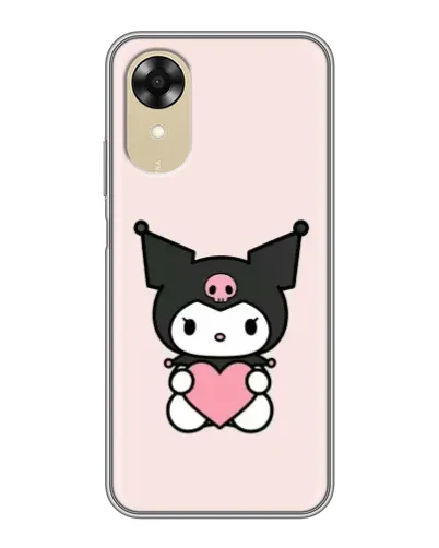 Чехол для OPPO A17k с картинкой «Kuromi и сердце» Чехол для OPPO A17k с картинкой «Kuromi и сердце»