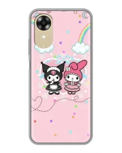 Чехол для OPPO A17k с картинкой «My Melody и Kuromi»