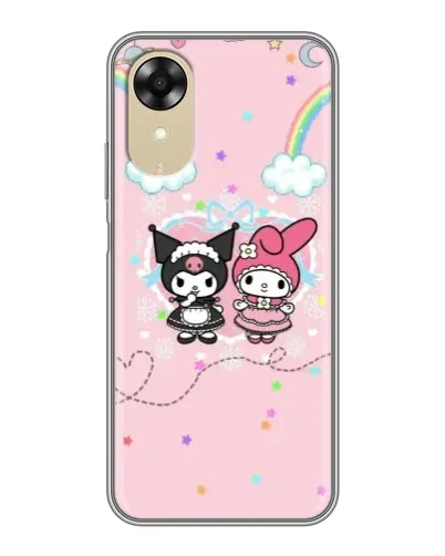 Чехол для OPPO A17k с картинкой «My Melody и Kuromi» Чехол для OPPO A17k с картинкой «My Melody и Kuromi»
